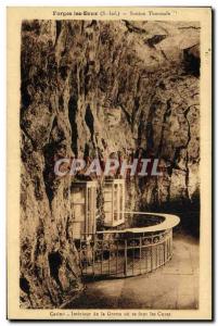 Old Postcard Forges les Eaux Resort Spa Casino Inside the cave or are cures