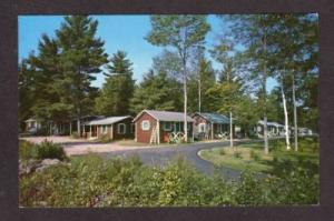 New Hampshire NH Mother Bear Cubs Cottages WEIRS Beach