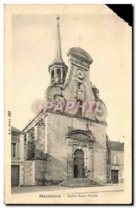 Postcard Maintenon Old St. Peter's Church