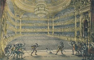 Opera House Interior in Paris, France - Opera in Progress - DB
