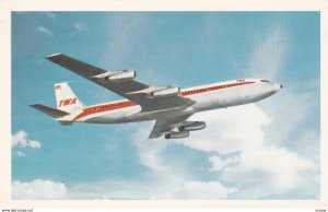 TWA Superjet airplane , Right face , 60-70s