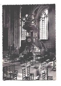 Interior, Straight Backed Chairs, St Bavon Church Gand, Belgium