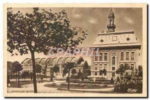 Old Postcard Villefranche sur Saone Rhone New Mayor and board Marche