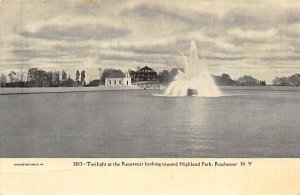 Twilight At The Reservoir Looking Toward Highland Park Rochester, New York US...