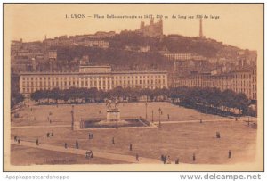 France Lyon Place Bellecour tracee en 1617