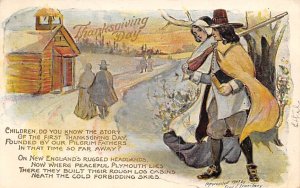 Thanksgiving day, poem New England's rugged headlands R.P.O., Rail Post Offic...