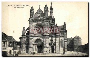 Old Postcard Sainte Anne D Auray Basilica