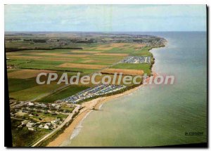 Modern Postcard Lion Sur Mer By Plane On The Rocks Camping