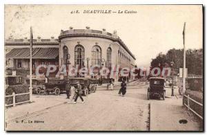 Old Postcard Deauville Casino