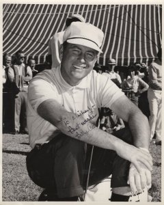 Billy Casper Giant 10x8 Hand Signed American Golf Photo