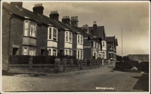 Broadwey Weymouth Dorset Homes c1915 Real Photo Postcard