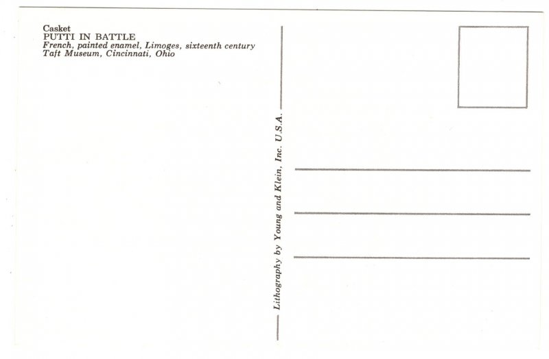 Casket, Putti in Battle, Taft Museum, Ohio