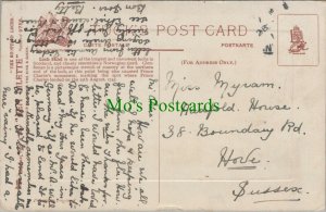 Genealogy Postcard - Myram - 38 Boundary Road, Hove, Sussex  RF7717