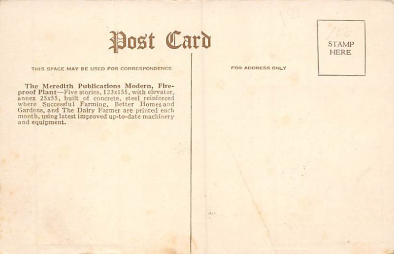 Meredith Publication Des Moines, Iowa