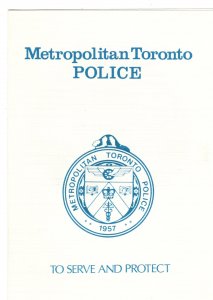 Metropolitan Toronto Police, Chief J. Marks, 1980's Brochure