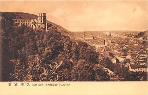 Der Terrasse Gesehen Heidelberg Germany Unused 