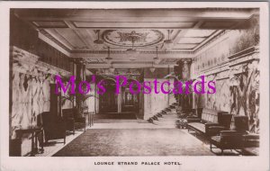 London Postcard - Strand Palace Hotel, The Lounge. Posted 1913 - RS38677