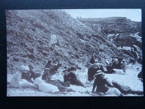 Blackpool BISPHAM The Steps & Beach c1905 Postcard by J.Carter, Post Office