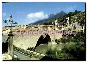 Postcard Modern Nyons Le Pont Romain And A Corner Of The City