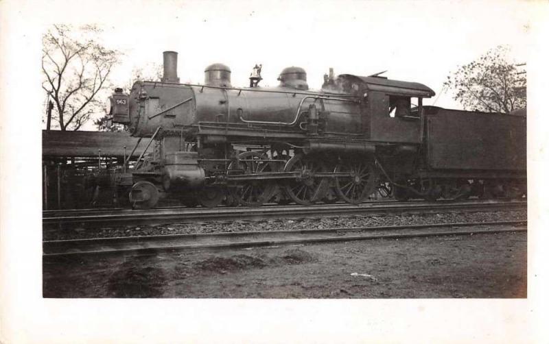 Lake View New Jersey Train Rail Road Real Photo Antique Postcard J69645