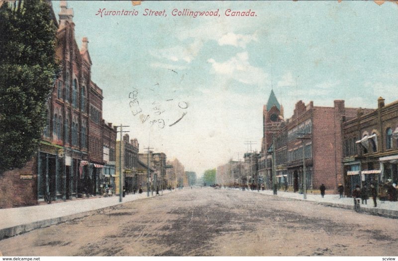 COLLINGWOOD , Ontario , Canada , 1911 ; Hurontario Street