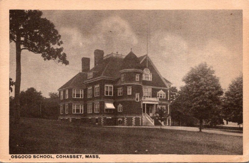 Massachusetts Cohasset The Osgood School 1922