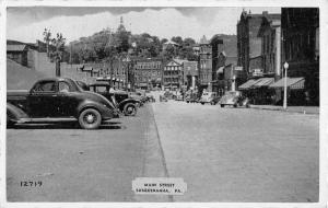 Susquehanna Pennsylvania Main Street Scene Antique Postcard K82226