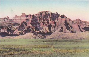 South Dakota Wall ancient Architecture The Badlands National Monument Albertype