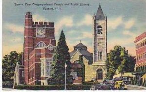 New Hampshire Nashua Tavern First Congregational Church and Public Library