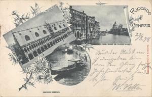 B106843 Italy Il Canal Grande Col Palazzo Cavalli Gondola River venezia