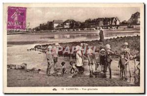 Cabourg Old Postcard General view Children