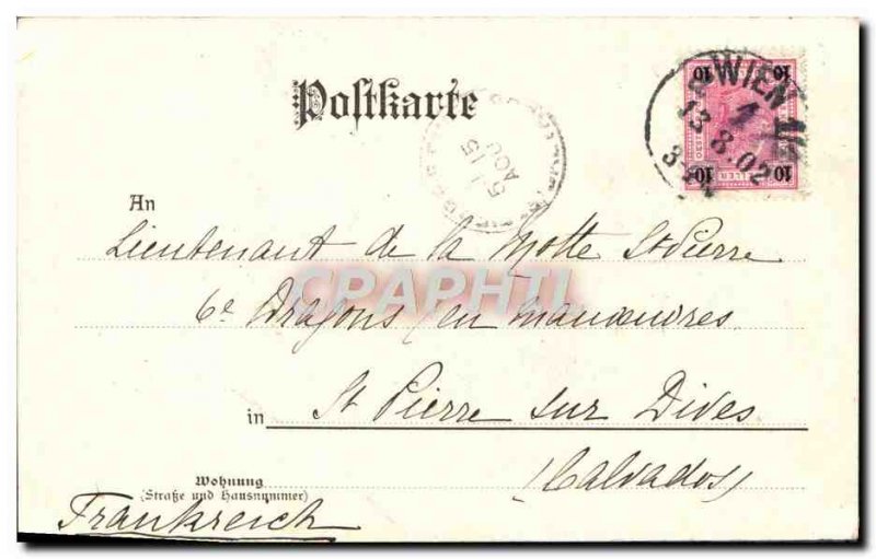 Postcard Old Rathhaus Parlament Wien