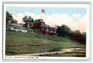 Vintage Ferjervary Park Davenport Iowa Postcard P220E