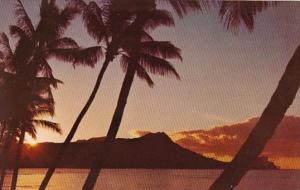 Hawaii Sun Rising Over Diamond Head