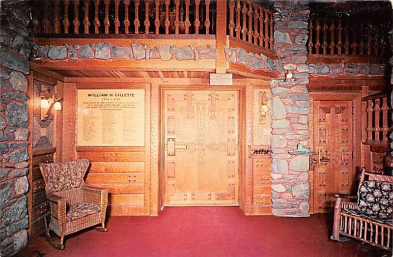 Gillette Castle State Park Carved Of Wood Hadlyme CT 