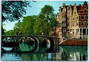 Postcard - Prinsengracht, Amsterdam, Netherlands