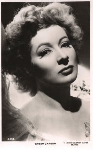 Greer Garson Film Actress Vintage Rare Real Photo Postcard