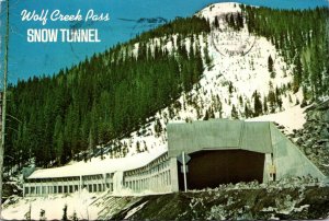 Colorado Rocky Mountain National Park Wolf CreekPass Snow Tunnel 1977