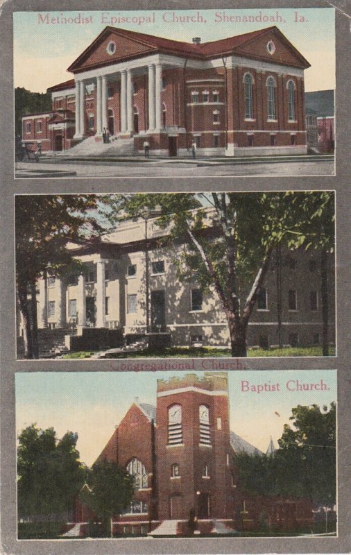 Iowa Shenandoah Methodist Epsicopal Congregational and Baptist Church