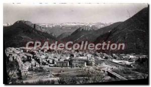 Old Postcard Digne les Bains Lower Alps The town The pool bar at the bottom o...