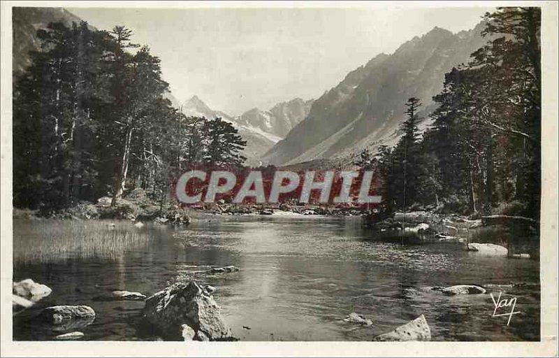 Modern Postcard Cauterets Vallee de Gaube Lake Huas