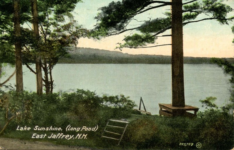 NH - East Jaffrey. Lake Sunshine  (Long Pond)