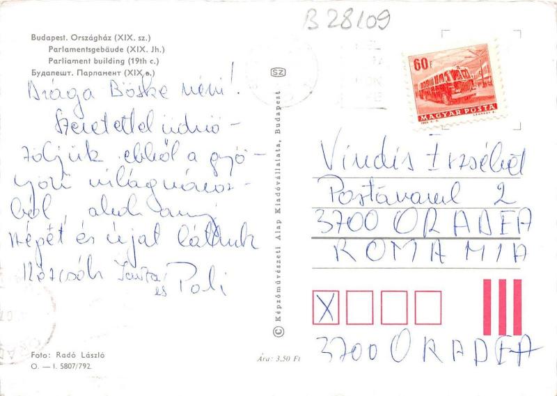 B28109 Budapest Parlament building Hungary