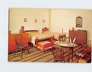 Postcard A view of the children's room in the Salem Towne House, Sturbridge, MA