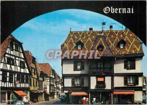 'Modern Postcard Obernai (Bas Rhin) Typical House Place de l''etoile'