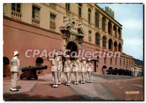 Modern Postcard Monaco La Releve Of The Guard