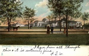 TUCK CHICAGO IL Jackson Park Field Museum c1910 PC