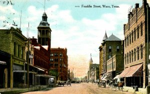 TX - Waco. Franklin Street Circa 1909