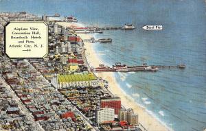 BR73536 atlantic city broadwalk hotel and piers n j usa