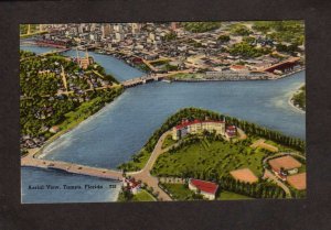 FL Aerial View Tampa Florida Postcard